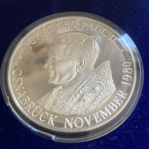 Gedenkmedaille papst joh paul - gedenkmedaille,