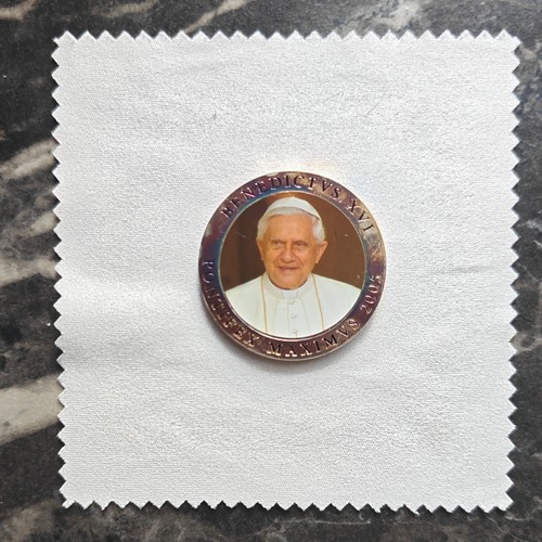 Gedenkmedaille papst benedikt - papst,