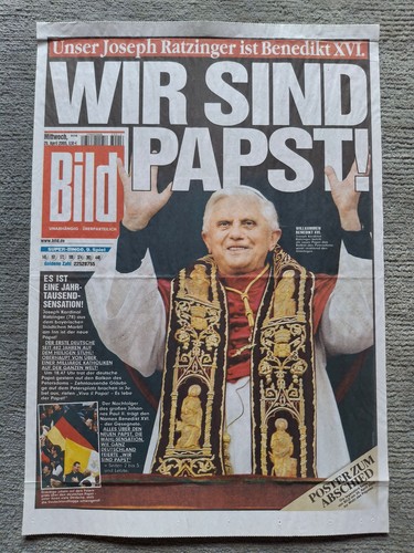 Original bild zeitung - original, “bild”-zeitung