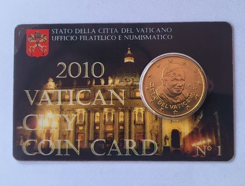 Vatikan cent coin card - 50,