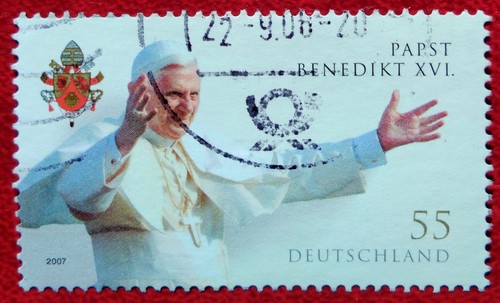 Briefmarken brd papst benedikt - brd,