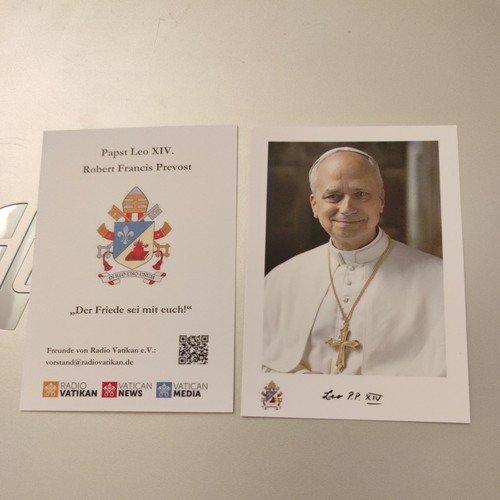 Papst leo xiv karte - xiv,