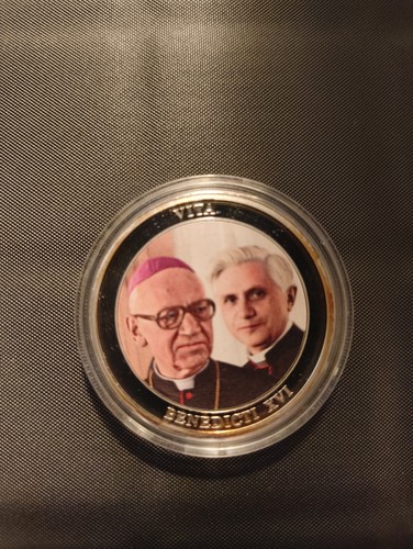 Vatikan farb medaille - farb-medaille, papst