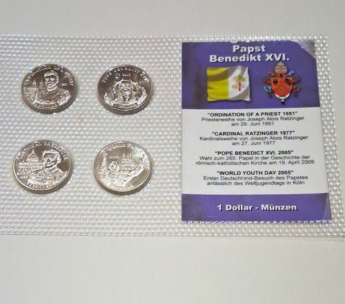 Dollar münzen papst - 4x, 1