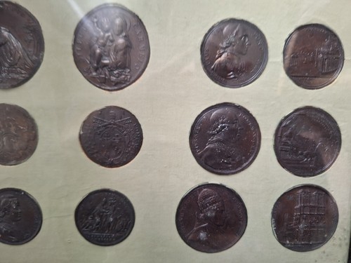 Bronze medaillen papst päpste - bronze,