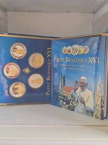 Papst benedikt xvi medaillen - xvi,