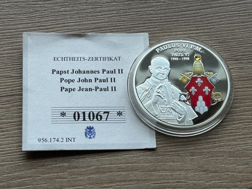 Medaille papst johannes paul - medaille,