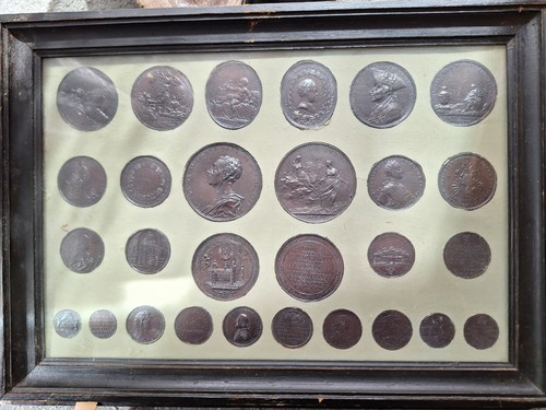Bronze medaillen papst päpste - medaillen,