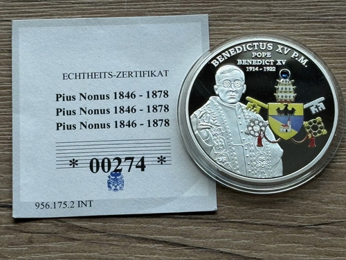 Medaille papst pius nonus - -,