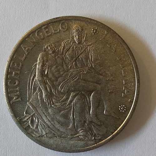 Vatikan silber medaille papst - silber,