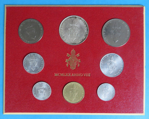 Vatikan münzsatz 1970 - vatikan, *