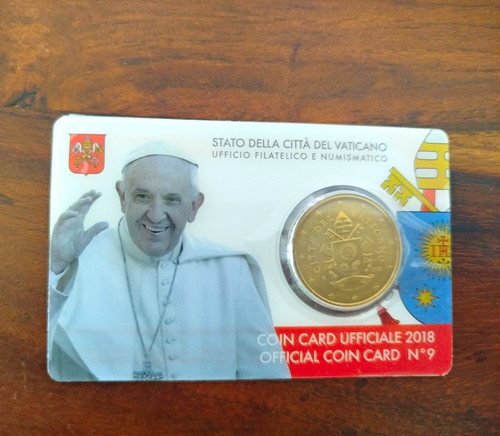 Vatikan eurocent 2018 - eurocent,