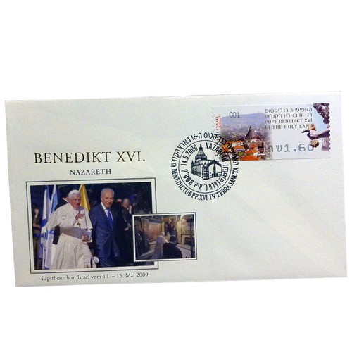 Ersttagsbrief papst benedikt - papst,