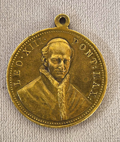 Papst leo xiii medaille 1887 - xiii,