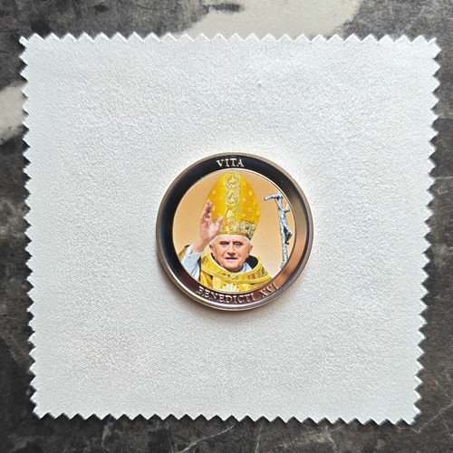 Gedenkmedaille 2007 papst - gedenkmedaille,