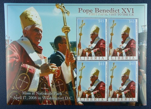 Liberia 2008 papst benedikt - 2008,