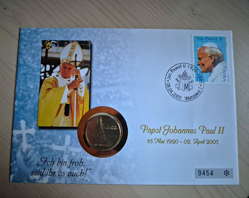 Numisbrief polen papst - numisbrief,