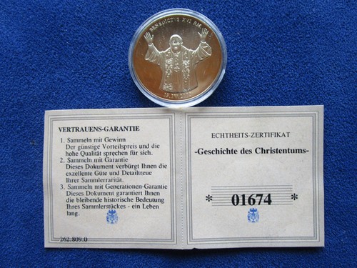 Medaille papst benedikt xvi - medaille:,