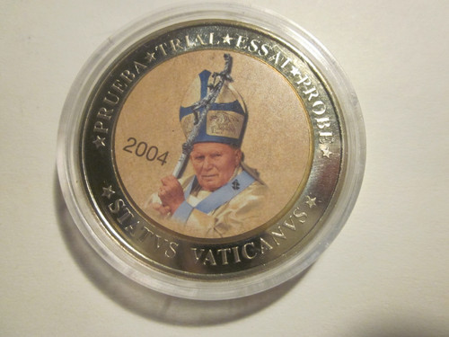 Vatikan farb medaille - vatikan, farb-medaille