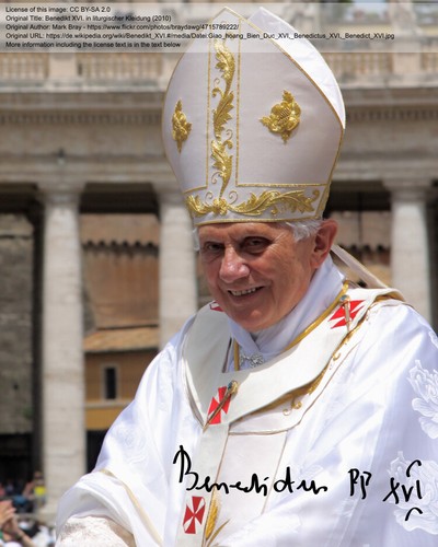 Repro autogramm papst - repro-autogramm,