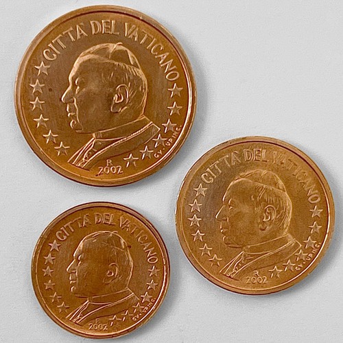 Euro cent kursmünze - 5/2/1,