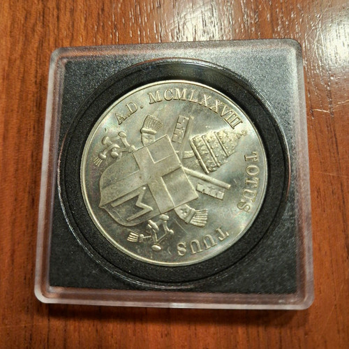 Vatikanstadt silbermedaille - vatikanstadt,